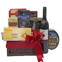 Charcuterie gift basket