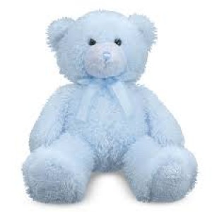 12 inches blue teddy bear