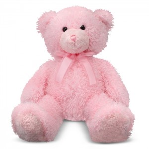 12 inches pink teddy bear