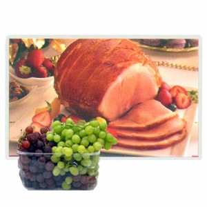 Christmas Ham with Grapes