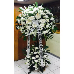 two layer funeral stand